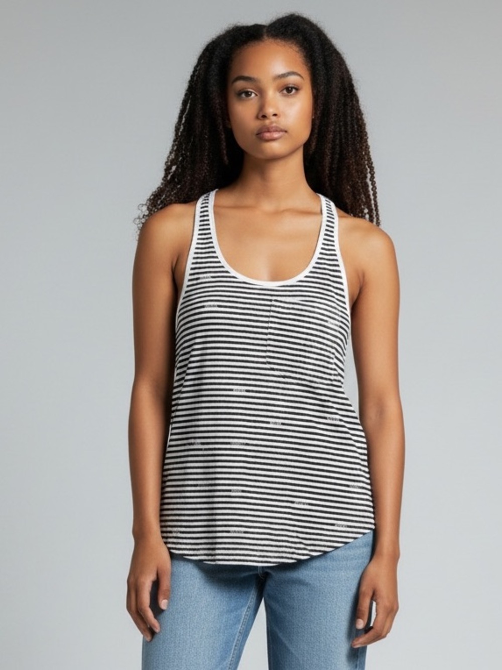 Kill City Dead Sara Striped Racerback Tank Top